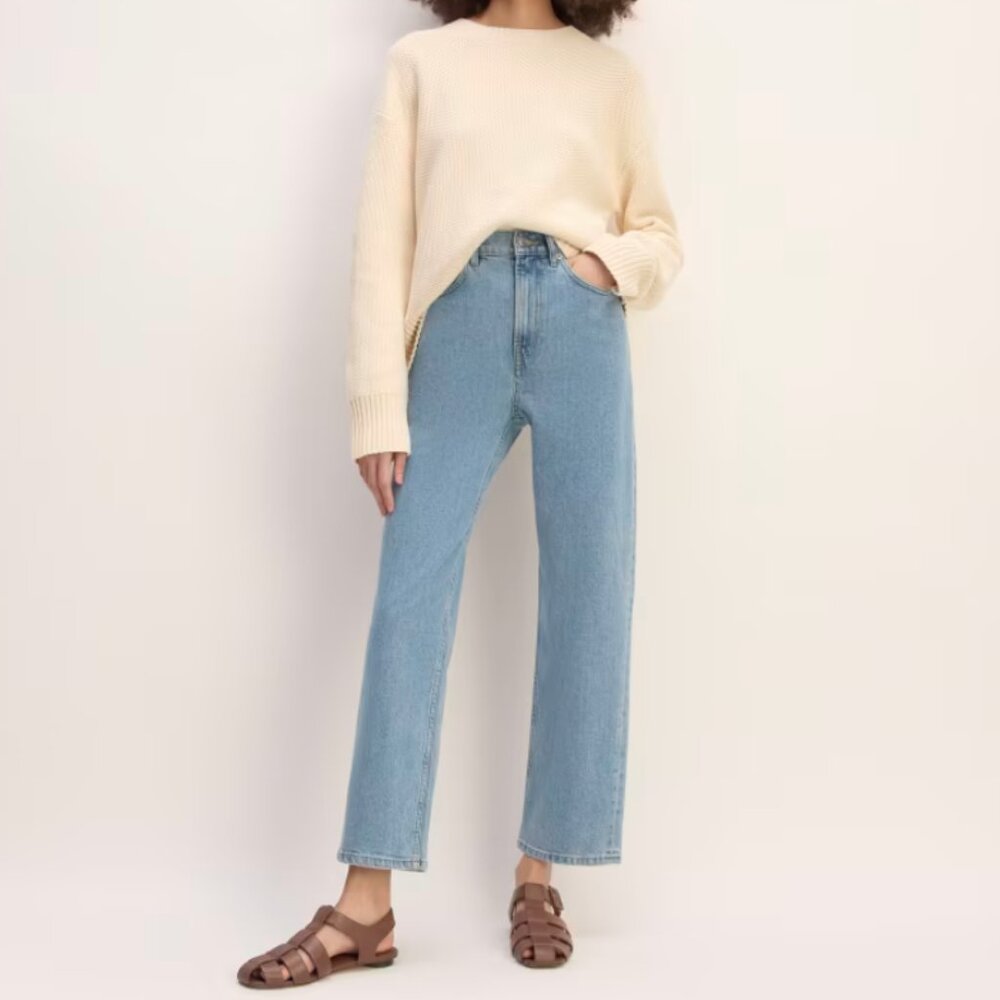 NWT Everlane The Way-High Jean Size 30 in Light Indigo